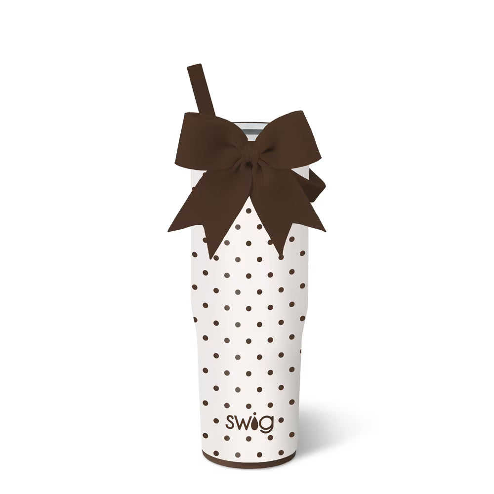 *SWIG To-Go Mug 30oz - Mocha Dots