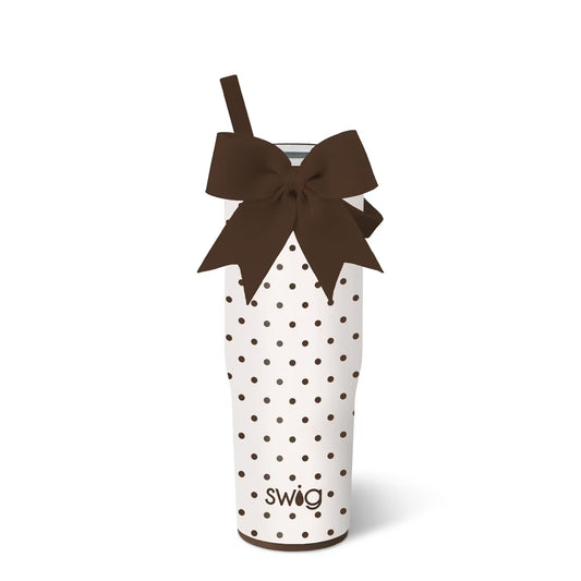 *SWIG To-Go Mug 30oz - Mocha Dots
