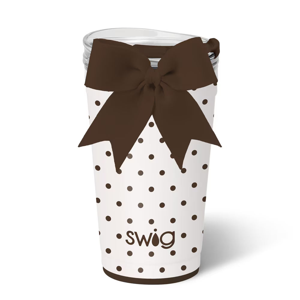 *SWIG - Party Cup (24oz) - Mocha Dots