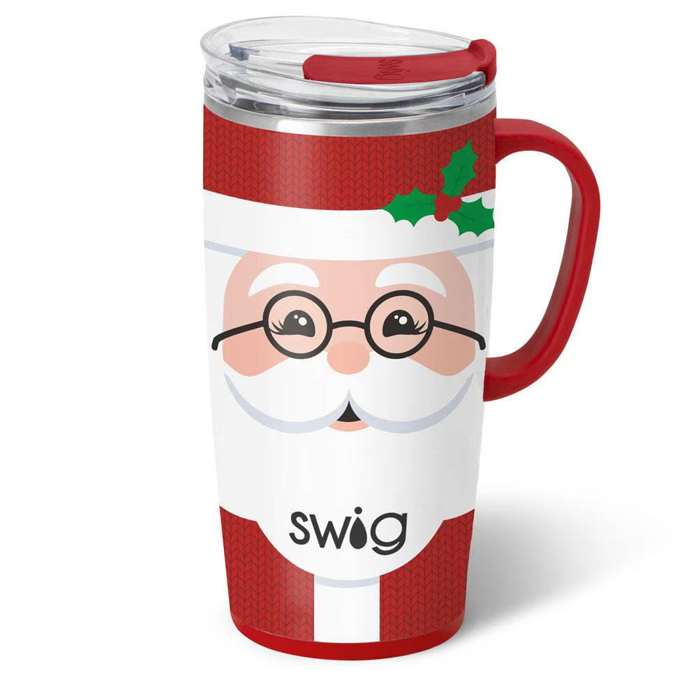 *SWIG Travel Mug (22oz) - Mr. Claus