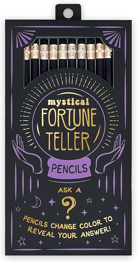 *Pencils - Mystical Fortune Telling Pencils - Color Changing Magic Reveal Pencils - Set of 10