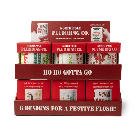 *Toilet Paper - North Pole Plumbing Co. Hilarious Holiday Toilet Paper Random