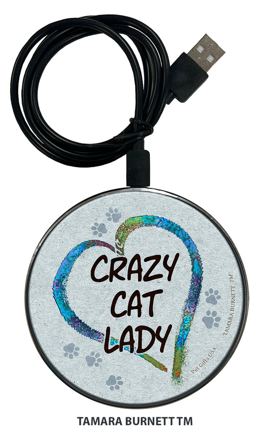 *Pet Phone Chargers - Crazy Cat Lady