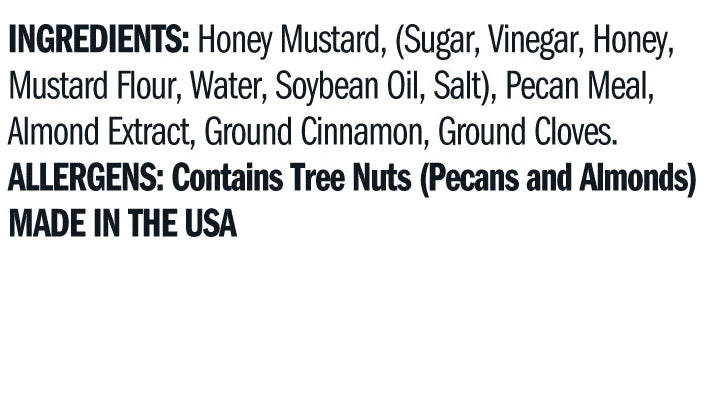 *Mustard - Pecan Honey