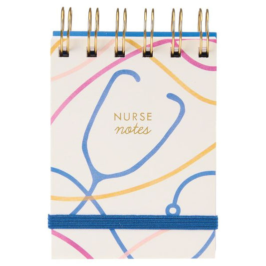 *Nurse Notepad Pocket Size - Stethoscope - Nurse Notes