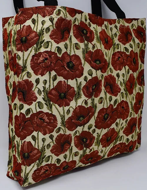 *Tapestry Tote Bag - Poppy