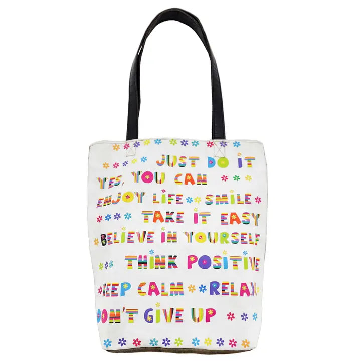 *Military Tent Bag - Positive Thinking Tote