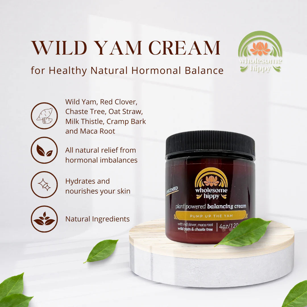 *WH - Pump Up The Yam - Wild Yam Balancing Cream | 4oz | Fresh Scent