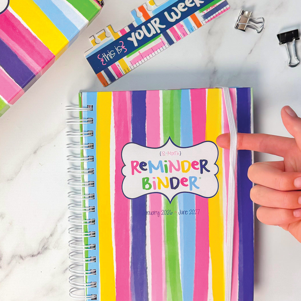 NEW! 2026 Goal Getter Bundle + 2026 Mini Calendar | Reminder Binder® Planner, Gratitude Finder® Journal and Budget Binder™