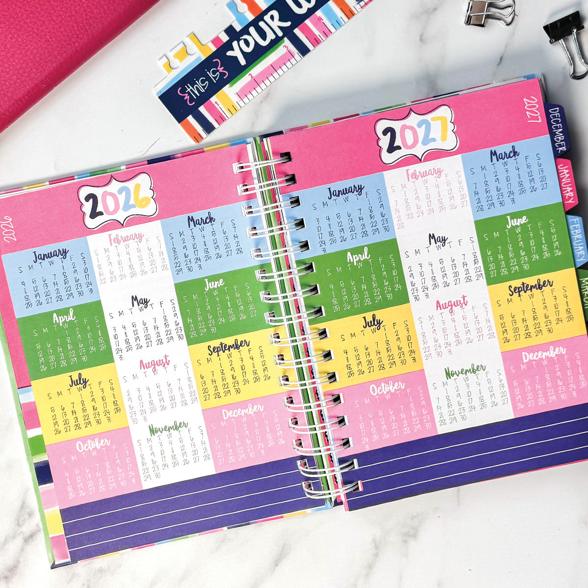 NEW! 2026 Goal Getter Bundle + 2026 Mini Calendar | Reminder Binder® Planner, Gratitude Finder® Journal and Budget Binder™