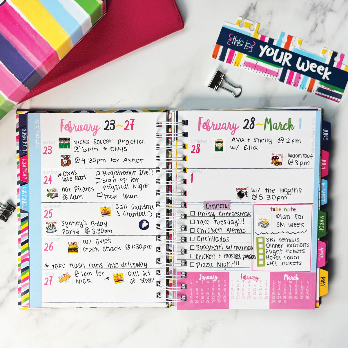 NEW! 2026 Goal Getter Bundle + 2026 Mini Calendar | Reminder Binder® Planner, Gratitude Finder® Journal and Budget Binder™