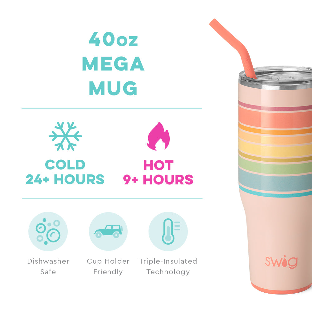 *SWIG Good Vibrations Mega Mug (40oz)