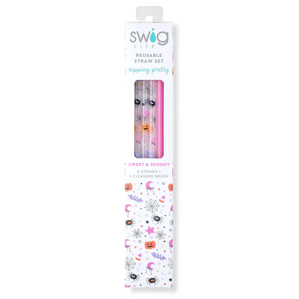 *SWIG Sweet & Spooky Reusable Straw Set