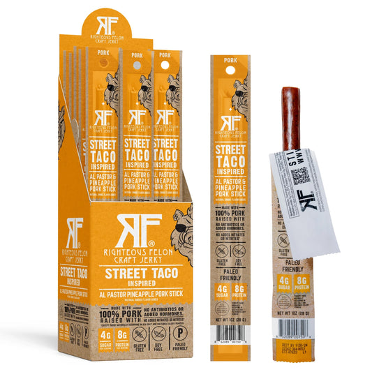 *BEEF JERKY - STREET TACO PORK STICK 1OZ