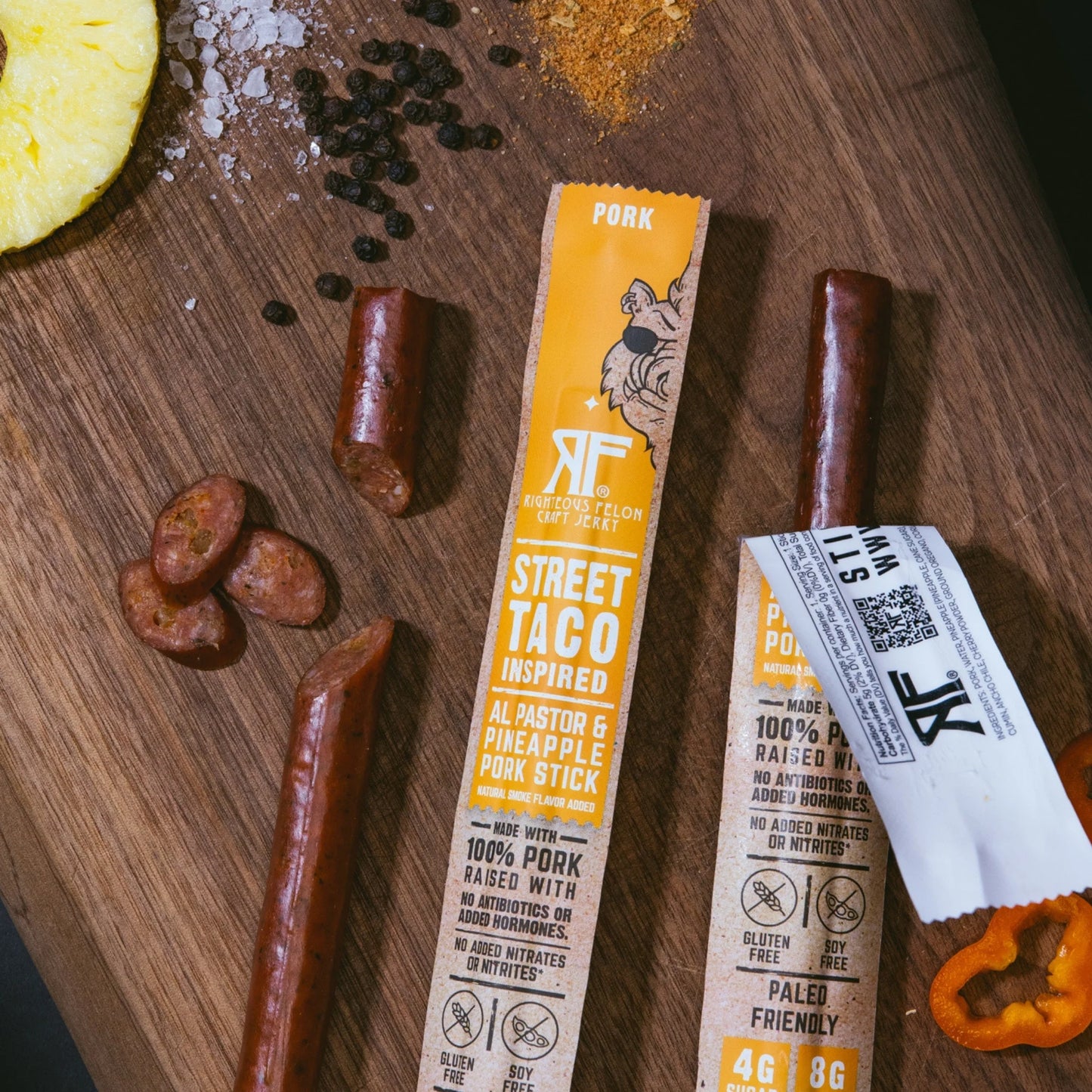 *BEEF JERKY - STREET TACO PORK STICK 1OZ