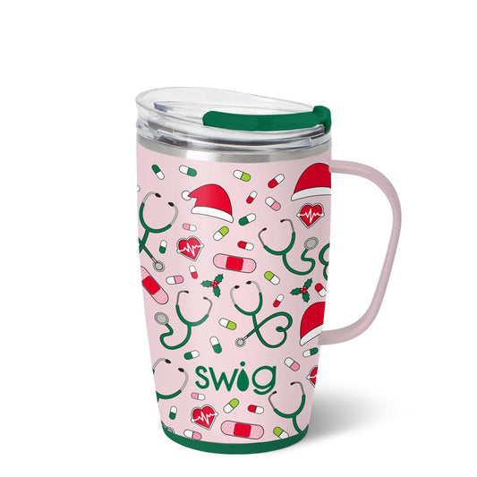 *SWIG Coffee Mug 18oz - Santa's Scrubs