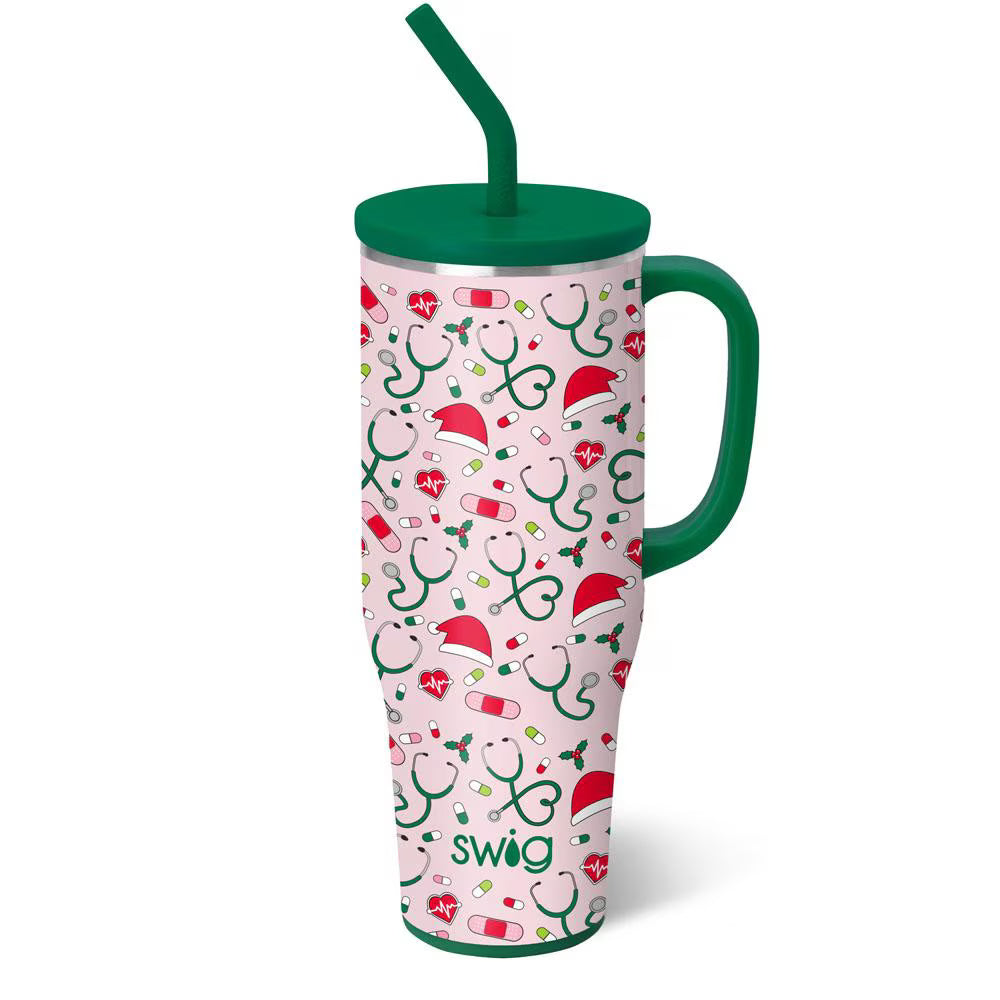 *SWIG Mega Mug (40oz) - Santa's Scrubs