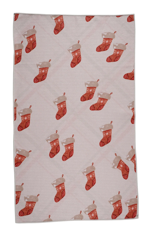 *Dish Towels - Santa's Sock B200