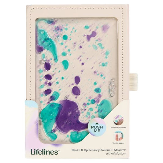 *Journal - Shake It Up Sensory Journal with Tactile Cover & Embossed Paper - Meadow