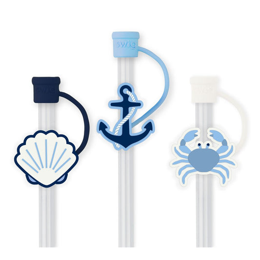 *SWIG Straw Topper Set - Shoreline