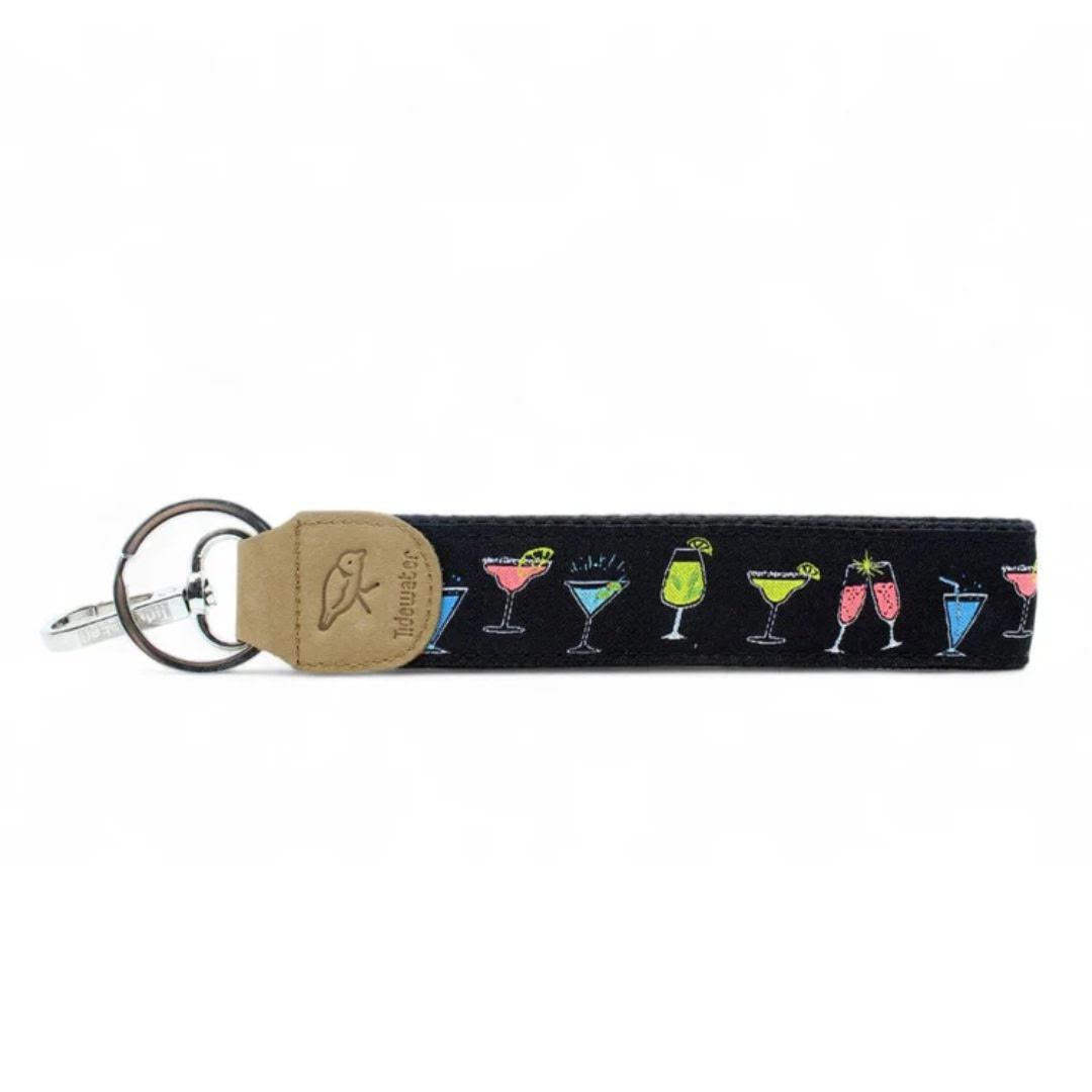 *Keychains - Sip Sip Hooray Wristlet