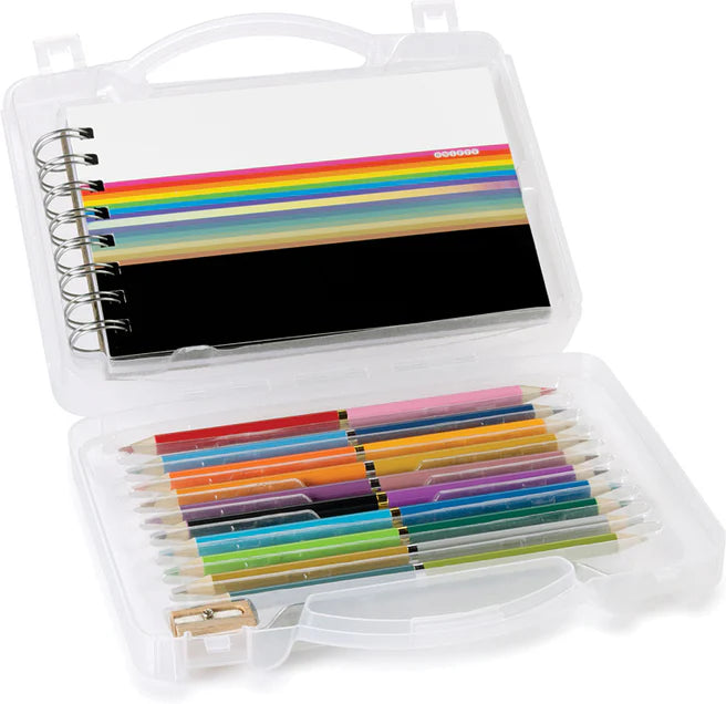 *Pencil Set – Sketch Studio Black & White Sketchbook Travel Set