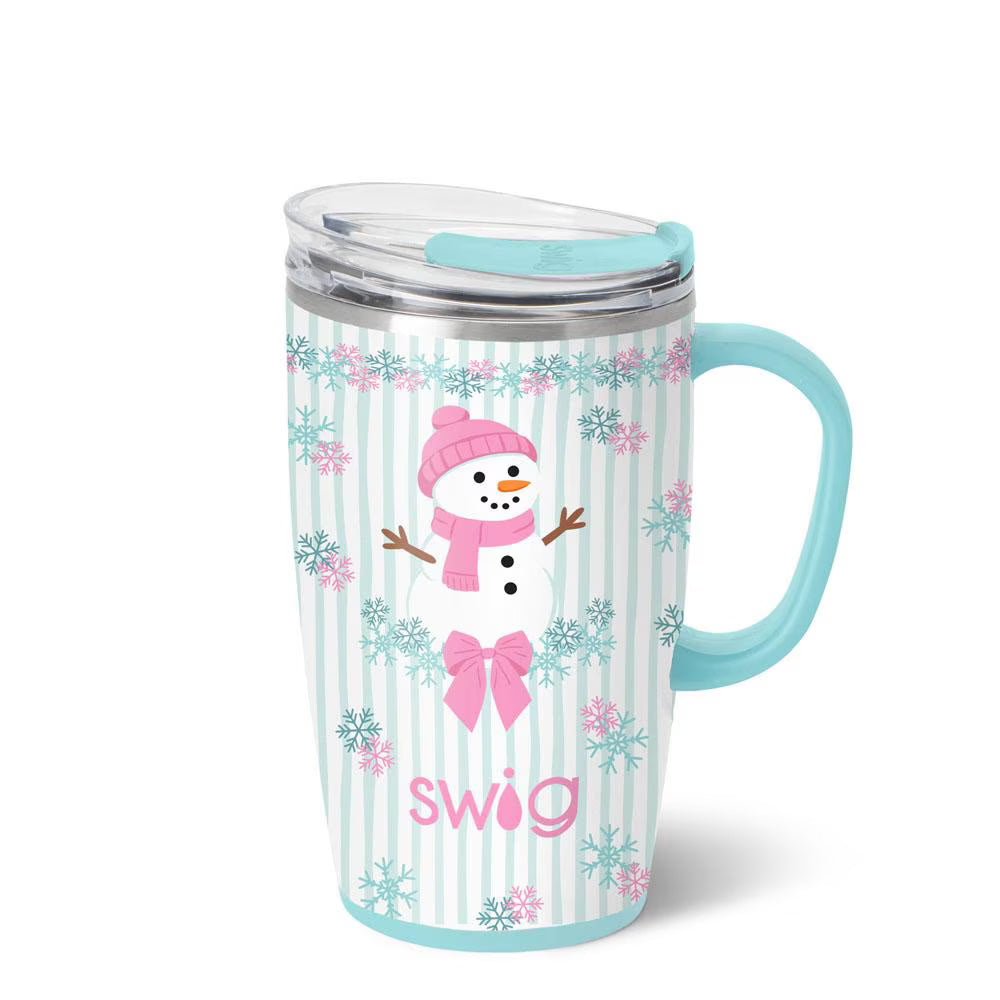 *SWIG Travel Mug (18oz) - Snow Belle