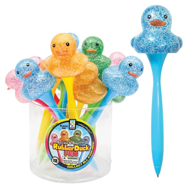 *Pen - Sparkle & Squeeze Rubber Duck