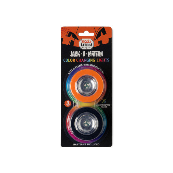 *Pumpkin Lights - Spooky LITES! Jack-o-Lantern Color Changing Lights