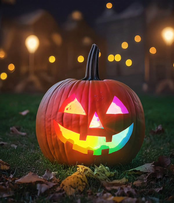 *Pumpkin Lights - Spooky LITES! Jack-o-Lantern Color Changing Lights