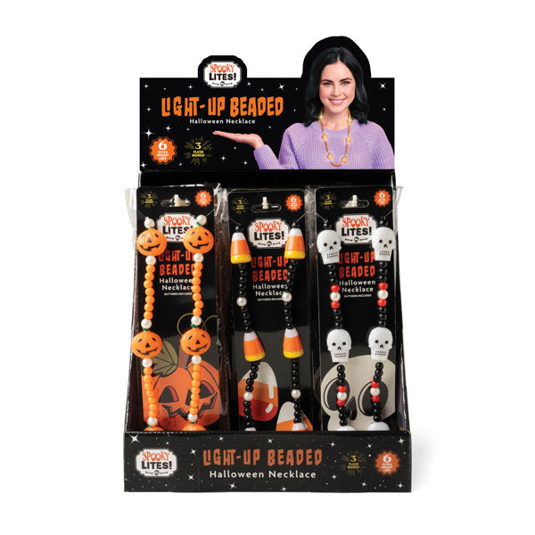 *Necklace - Spooky LITES! Light-Up Beaded Halloween Necklace