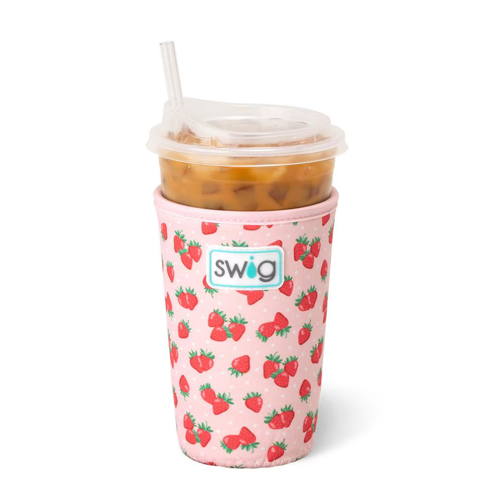 *SWIG - Iced Cup Coolie (Medium) - Strawberry Shortcake