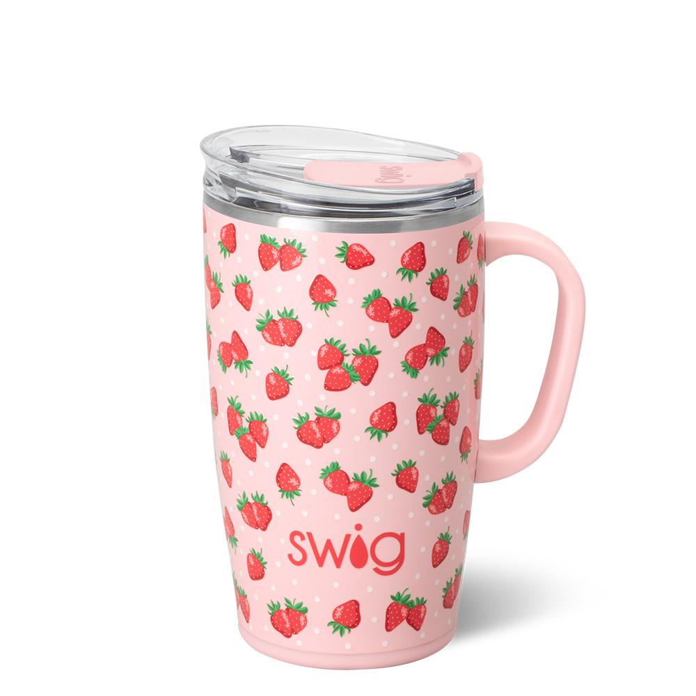 *SWIG Coffee Mug 18oz - Strawberry Shortcake