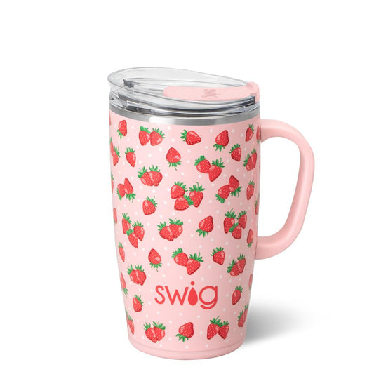 *SWIG Coffee Mug 18oz - Strawberry Shortcake