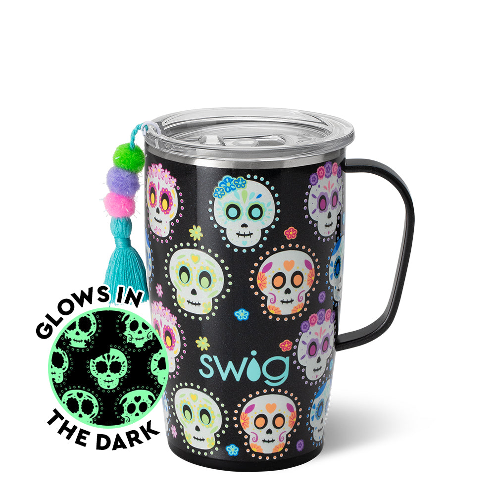 *SWIG Sugar Skulls Travel Mug (18oz)