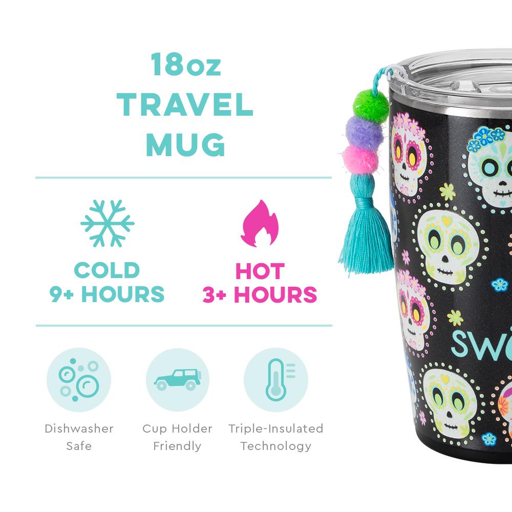 *SWIG Sugar Skulls Travel Mug (18oz)