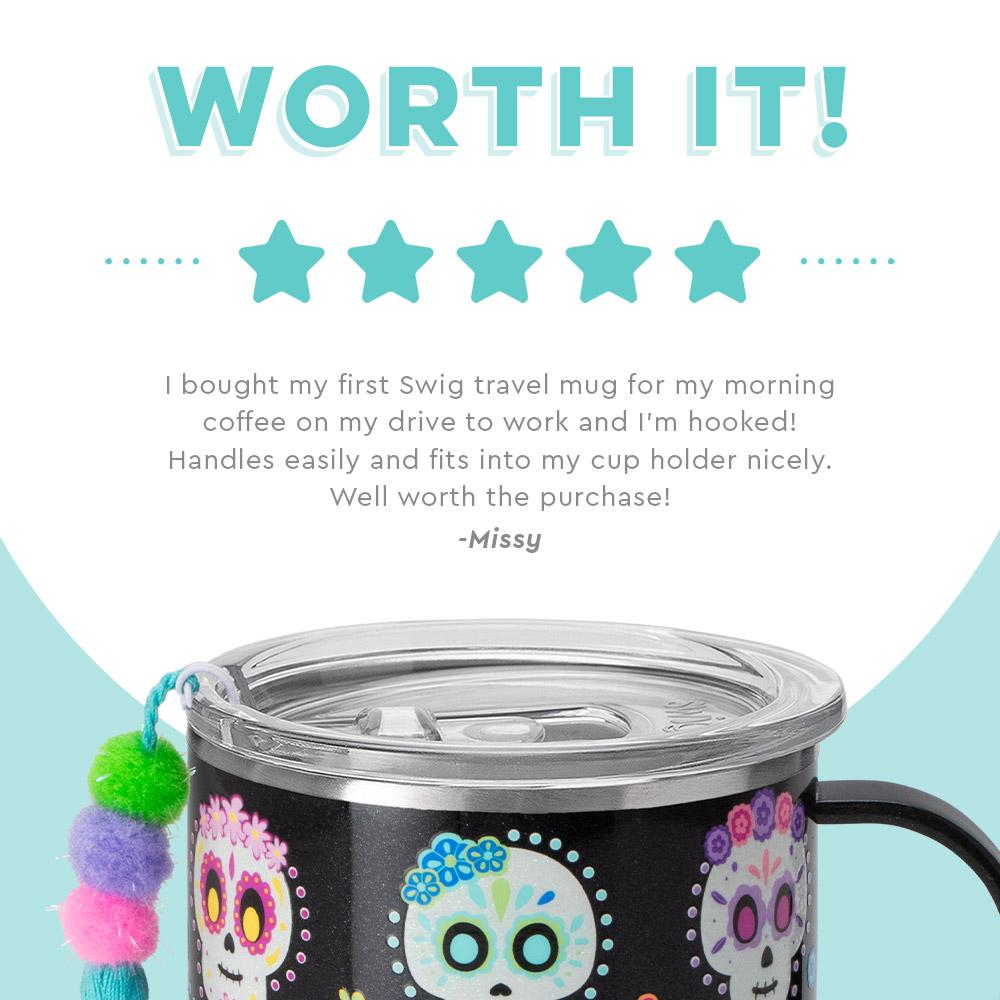 *SWIG Sugar Skulls Travel Mug (18oz)