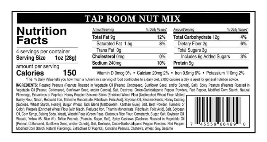 *Nuts - Tap Room Nut Mix