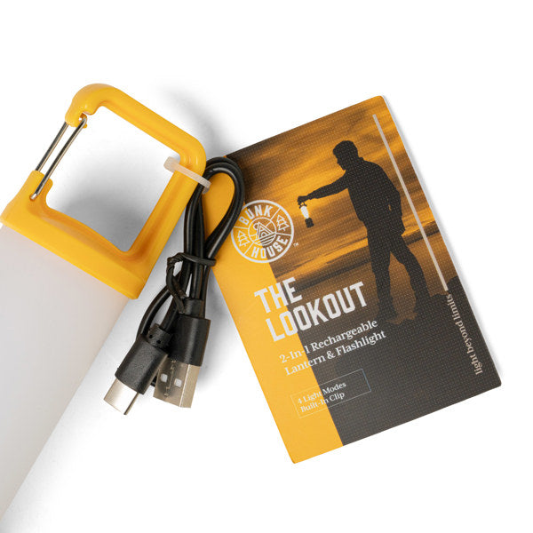 *Flashlight - The Lookout 2-In-1 Rechargeable Lantern & Flashlight