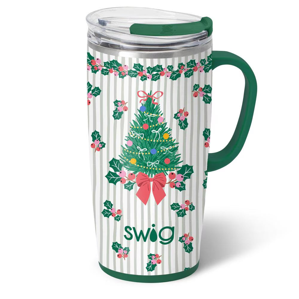 *SWIG Travel Mug (22oz) - Trim the Tree