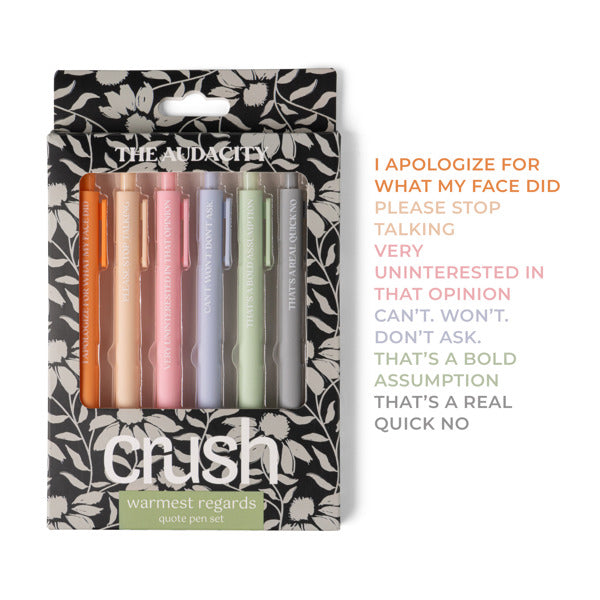 *Pens - Warmest Regards Quote Pen Set