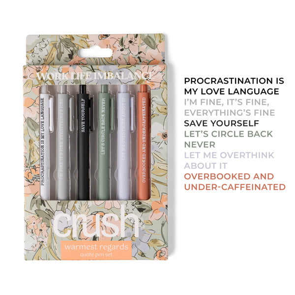 *Pens - Warmest Regards Quote Pen Set