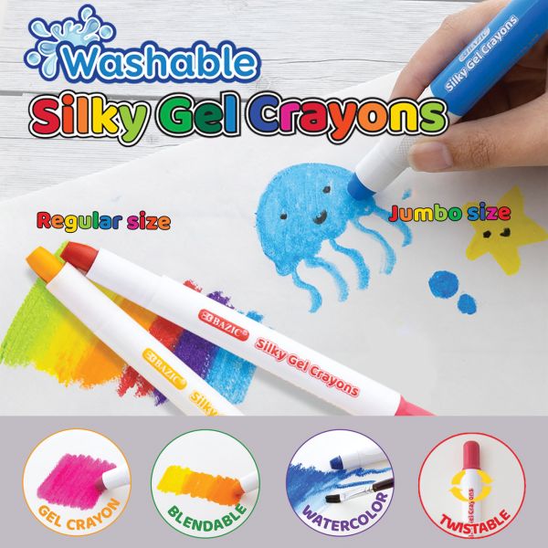 *Pens - Washable Silky Gel Crayons