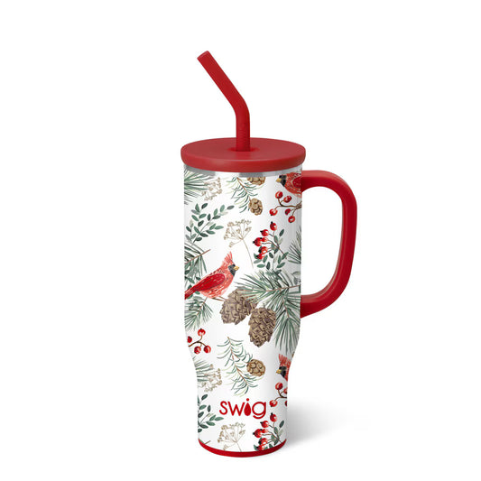 *SWIG Mini Mega Mug 30oz - Winter Cardinals