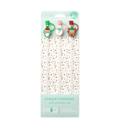 *SWIG Straw Topper Set - Christmas Crew