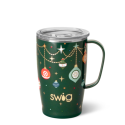 *SWIG Deck the Halls Travel Mug 18oz