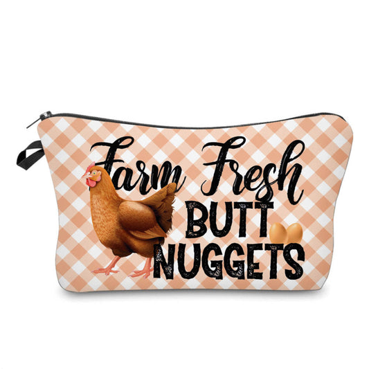 Pouch - Animal Chicken Humor Farm Fresh Butt Nuggets