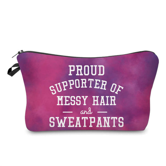 Pouch - Humor, Messy Hair & Sweatpants