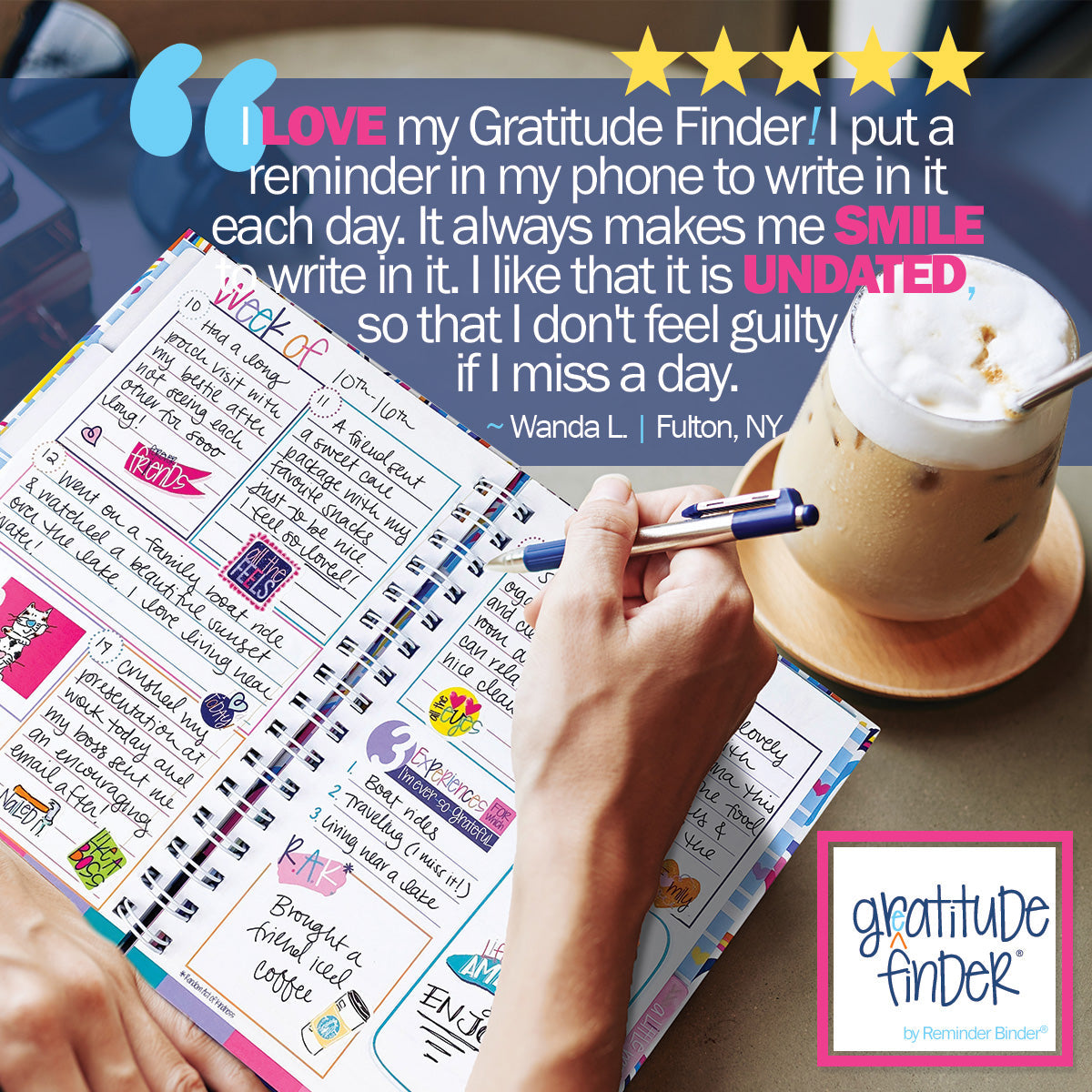 Gratitude Finder® Journals | Seaside Goddess - Denise Albright® 