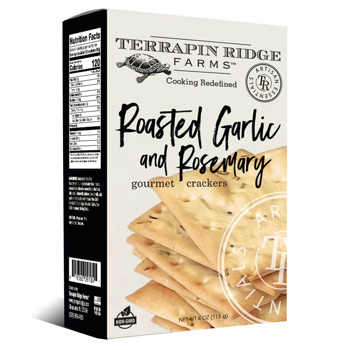 *Snacks - Roasted Garlic and Rosemary Crackers